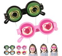 REALOKMAN Blinking Eye Glasses Kinetic Crazy Winking Prank Glasses Funny Novelty Gag Gifts Prop for Party Jokes Costume