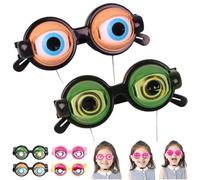 REALOKMAN Blinking Eye Glasses Kinetic Crazy Winking Prank Glasses Funny Novelty Gag Gifts Prop for Party Jokes Costume