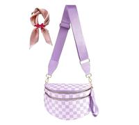 REALOKMAN Gofree the Roomiest Crossbody, Go Free the Roomiest Crossbody, Emmafy Crossbodys Bags for Women, Adjustable Strap(Purple)