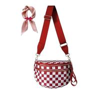 REALOKMAN Gofree the Roomiest Crossbody, Go Free the Roomiest Crossbody, Emmafy Crossbodys Bags for Women, Adjustable Strap(Red)