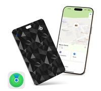 RealPlus Tarjeta-Tracker Localizador Ultrafina - Compatible con Apple “Buscar” (Solo iOS), Rastreador GPS Recargable para Cartera, Llaves, Pasaporte, Maleta, Bolsa, Find My | Alternativa al AirTag