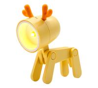 RealPower Linterna LED con diseño de ciervo, color amarillo
