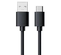 RealPower Cable de Carga USB Tipo C, 60 cm, Cable de Carga USB Tipo C y Cable de Datos USB C para Samsung Galaxy S10/S9/S8+, Huawei P30/P20, Google Pixel, Sony Xperia XZ, OnePlus 6T, Color Negro