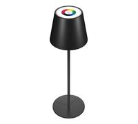 Realpower led tablelight 360 rgb lámpara de mesa 3 w negro
