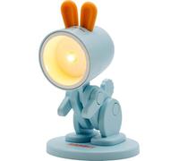 RealPower Linterna LED con forma de animal azul con base