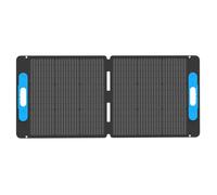 RealPower Panel Solar Plegable SP-100E 100 W 2 Paneles Monocristalino con USB Tipo C y Tipo A, para Balcón, Camping y Jardín