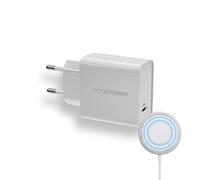 Realpower PC-MagSet 20 Watt USB C PD Ladegerät mit kabellosem magnetischen Ladep