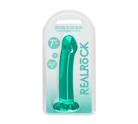 Realrock Non Realistic Dildo with Suction Cup, Green, 17 cm Size