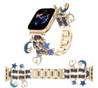 REALSIGN Elegante pulsera compatible con correas de Apple Watch de 38 mm, 40 mm, 41 mm, 42 mm, 44 mm, 45 mm, 49 mm, correa de repuesto con colgantes únicos para iWatch Series 9, 8, 7, 6, 5, 4, 3, 2,