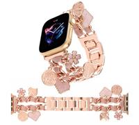 REALSIGN Elegante pulsera compatible con correas de Apple Watch de 38 mm, 40 mm, 41 mm, 42 mm, 44 mm, 45 mm, 49 mm, correa de repuesto con colgantes únicos para iWatch Series 9, 8, 7, 6, 5, 4, 3, 2,