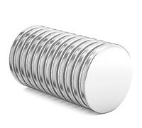 Realth Imanes de Neodimio Mini Imanes de 25 mm x 2 mm Imanes Extremadamente Fuertes para Nevera Oficina Proyectos de Ciencia Construcción y Manualidades 12 Piezas(MC25212B)