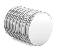 Realth Imanes de Neodimio Mini Imanes de 30 mm x 3 mm Imanes Extremadamente Fuertes para Nevera Oficina Proyectos de Ciencia Construcción y Manualidades 8 Piezas(MC30308B)