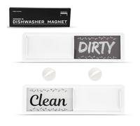 Realth Indicador Señal Lavavajillas, Clean/Dirty Sign, Imán Lavavajillas con Deslizante, Decoración de Cocina,Organizadores de Cocina de Cocina/Lavavajillas/Refrigeradores/Lavadoras