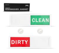 Realth Indicador Señal Lavavajillas, Clean/Dirty Sign, Imán Lavavajillas con Deslizante, Decoración de Cocina,Organizadores de Cocina de Cocina/Lavavajillas/Refrigeradores/Lavadoras