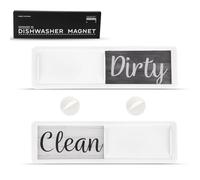 Realth Indicador Señal Lavavajillas, Clean/Dirty Sign, Imán Lavavajillas con Deslizante, Decoración de Cocina,Organizadores de Cocina de Cocina/Lavavajillas/Refrigeradores/Lavadoras