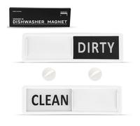 Realth Indicador Señal Lavavajillas, Clean/Dirty Sign, Imán Lavavajillas con Deslizante, Decoración de Cocina,Organizadores de Cocina de Cocina/Lavavajillas/Refrigeradores/Lavadoras