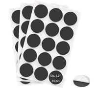 Realth Magnéticas Autoadhesivas Redondo 45 PCS 30mm Despegar y pegar con reverso adhesivo para Manualidades con refrigeradores de cocina (MSQ3045)