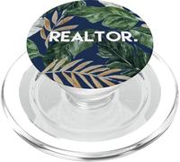 Realtor-Azul Marino, Verde Neutro PopSockets PopGrip para MagSafe