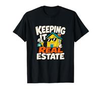 Realtor House Key Bienes raíces Humor Profesional Camiseta gráfica económica