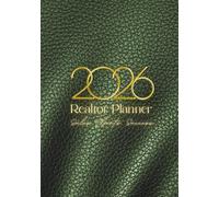 Realtor Planner 2026 | Real Estate Sales & Client Organizer | Daily Agenda for Realtors - Emerald Edition: Daily Sales Tracker, CRM for Clients, Marketing Tasks, Yearly Goals & Motivation