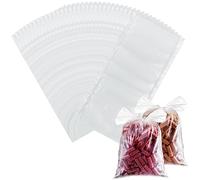 Realure 100 Piezas PVA Carpfishing Accesorios, Bolsa de Cebos PVA para la Pesca de Disolución Rápida, para Boilies, Piensos, Pesca con Pellets, Pesca con Feeder (150x200mm)