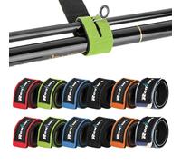 Realure 12 Uds Caña Pescar Correa 6 Colores Ajustable Corbata Correa Elástica Caña Pescar Corbatas para Cañas Pescar Fijas Gear Strap Pescar Marina, Caña Alimentación