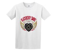 realx Camiseta para hombre BlackBerry Smoke S-3XL Blanco XS, blanco, M