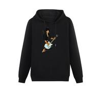 realx Joan Jett Rocker Runaways 80S Retro Rock N Roll - Sudadera con capucha, Negro, L