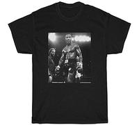 realx Mike Tyson - Camiseta de boxeo muscular, gimnasio, lucha, campeón de Brooklyn, Negro, M