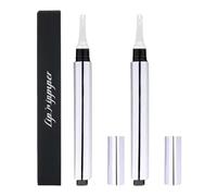 Realzador Labial, Paquete de 2 Lip Plumper, aceites esencials En Lápiz Para Rellenar Los Labios Y Aliviar La Sequedad, aceites Gel Para Realzar El Color De Los Labios Para Mujeres Hermanas Novias