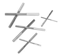 Reamer, Accesorios de Herramientas de Reaming de Acero de Alta Velocidad, Corte Afilado, Vida útil Larga, Adecuada para el Procesamiento de Moho y Manual, para Acero, Plástico,