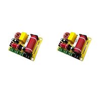 reamhome 2X Divisor de Frecuencia de Altavoz de 3 Vías 300W HiFi Crossover Filter Distribuidor de Frecuencia para la Modificación de Altavoces Domésticos DIY