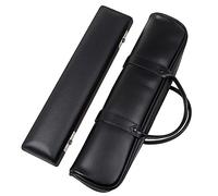 reamhome Bolsa para Flauta de Gama Alta de 16 Hoyos Bolsa para Flauta de Negro Caja para Flauta Juego de Caja de PVC para Flauta Accesorios para Instrumentos de Viento de Madera