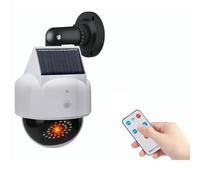reamhome CáMara de SimulacióN Luz de InundacióN Solar con Sensor de Movimiento Control Remoto Luces de Seguridad Brillantes LED Impermeables