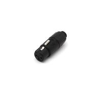 Rean - adaptador xlr hembra a macho - color negro