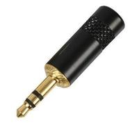 REAN Conector Jack 3.5mm de 3 Polos con Refuerzo de Tensión