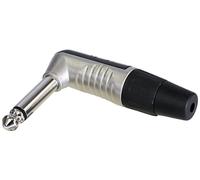 REAN Conector Jack Mono 6.35mm (1/4) 90°, Níquel
