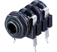 Rean NYS 2182 Jack Mono con Pines Extra Largos para PCB PC Mount 6.30mm de Amplificador u otro Aparato Eléctronico