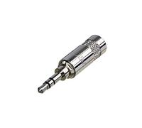 REAN NYS231B - Conector jack de 3,5 mm, número de polos (número): 3, 1 unidad.