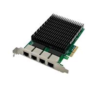 Reapyyt 1 juego de tarjeta de red PCI-E X4 Gigabit de 4 puertos NIC I210-T4 RJ45 Ethernet tarjeta de red PCB
