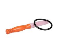 Reapyyt 1 Set Crystal Bowl Special Rubber Stick Accesorios Musicales Negro Rojo y