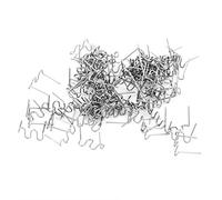 Reapyyt 1000 unidades de 0,6 mm Hot Staples para Hot Stapler Plastic Repair Wave Staples Parachoques Reparaciones Carrocería 0,6 mm S Wave Staples