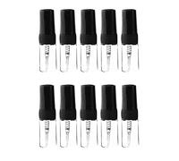Reapyyt 10Pcs Mini Botella de Perfume de Vidrio PortáTil TamañO de Viaje de de Vidrio de Perfume VacíAs (2Ml)