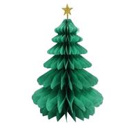 Reapyyt 12 Piezas de Adornos Colgantes de Papel en Forma de Panal para Árbol de Navidad, Adornos Colgantes para Mesa, Decoración Navideña para Festivales y Árboles de Navidad A