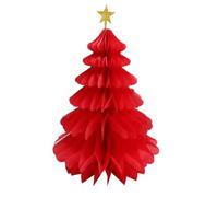 Reapyyt 12 Piezas de Adornos Colgantes de Papel en Forma de Panal para Árbol de Navidad, Adornos Colgantes para Mesa, Decoración Navideña para Festivales y Árboles de Navidad B