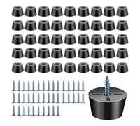 Reapyyt 40 pies para tabla de cortar de goma con tornillo de acero inoxidable 304, pies para tabla de cortar de 0,59 x 0,31 pulgadas, no para muebles