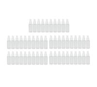 Reapyyt 50 Piezas 50Ml de Atomizador Recargable de PláStico VacíO Botella de Viaje Transparente