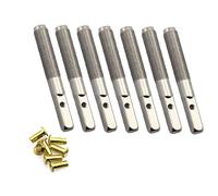 Reapyyt 7 clavos para afinación arpa lira con 7 remaches para instrumento de cuerdas musicales, arpa pequeña arpa lira