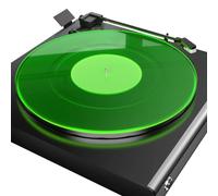 Reapyyt Alfombrilla para Tocadiscos,Alfombrilla Antideslizante para Discos:Alfombrillas Antideslizantes de Vinilo para de Tocadiscos de Acrílico para Tocadiscos, Antiestáticas