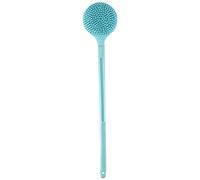 Reapyyt Cepillo Corporal de Ducha de Doble Cara, Manejar de Silicona, Cepillo de Lavado de BañO, Masaje de BañO, Cepillo Exfoliante Corporal para Espalda